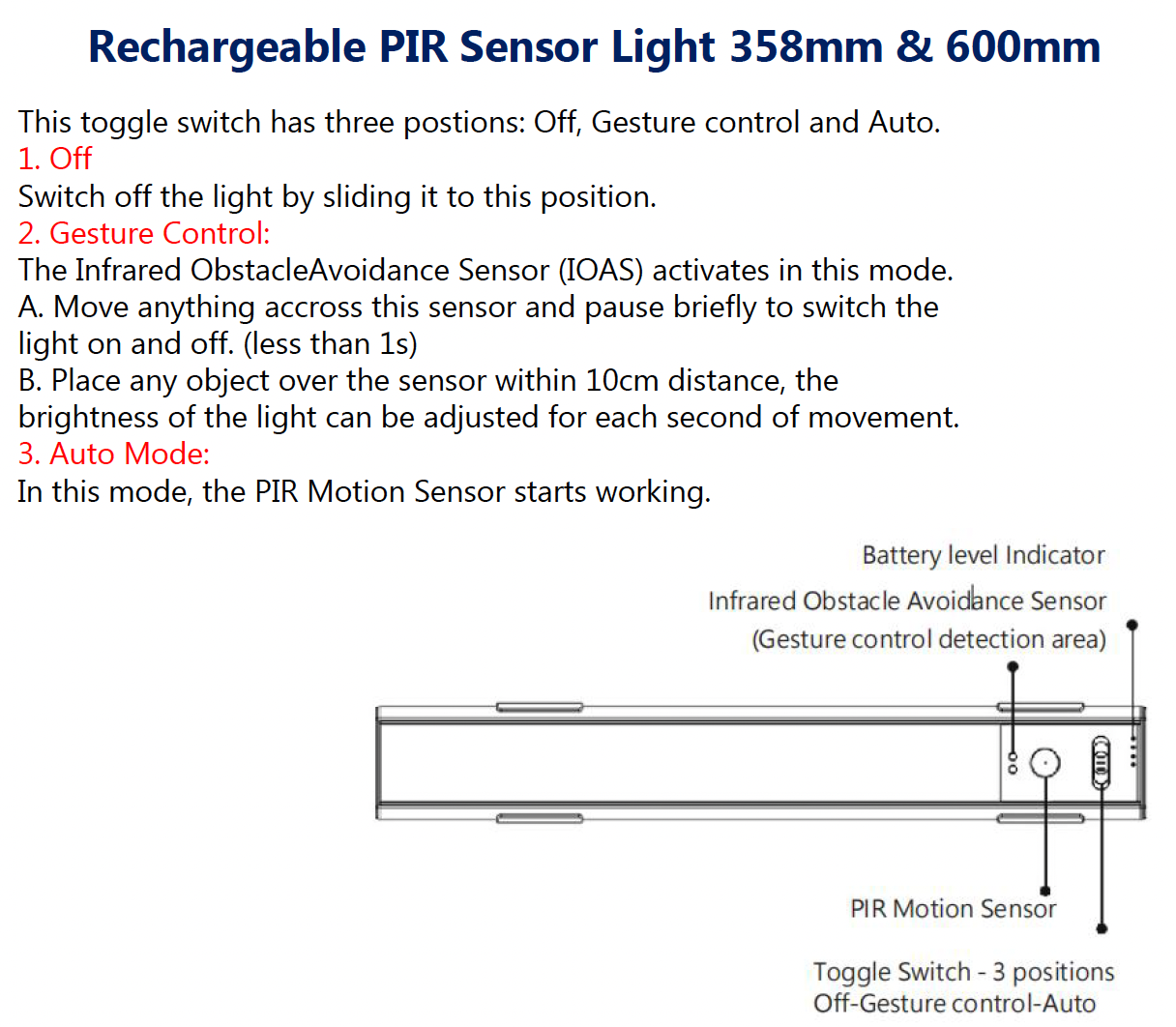 Large LED Motion Sensor Light - Image 6